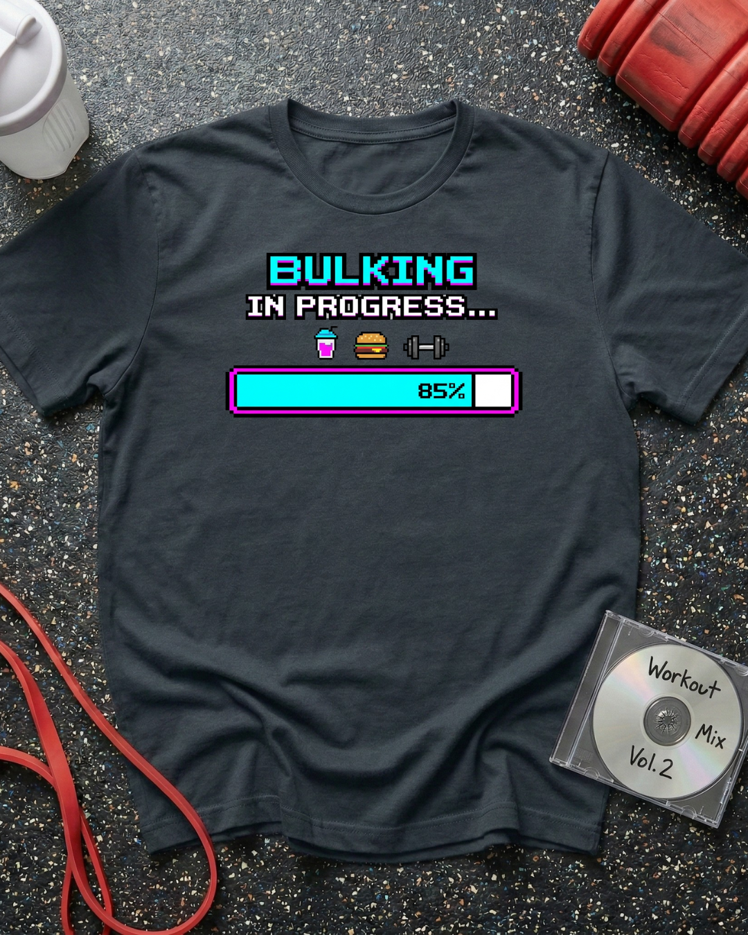 Bulking In Progress Status Bar T-Shirt