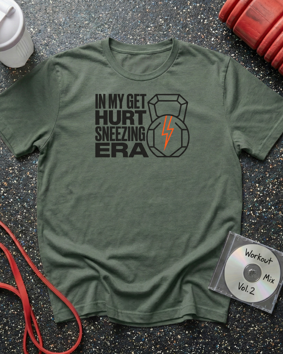 Get Hurt Sneezing Kettlebell T-Shirt