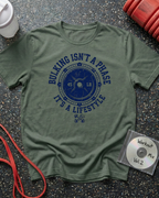 Bulking Lifestyle (Cracked Weight Plate) T-Shirt