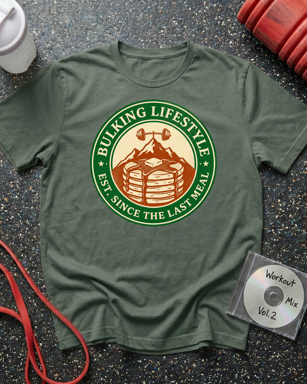 Bulking Lifestyle Pancakes T-Shirt
