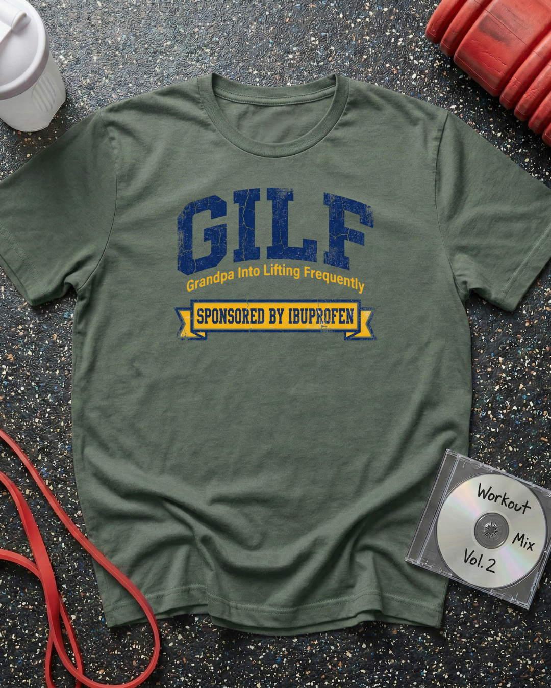 GILF Lifting Frequently (Worn) T-Shirt