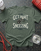 Get Hurt Sneezing Skeleton T-Shirt