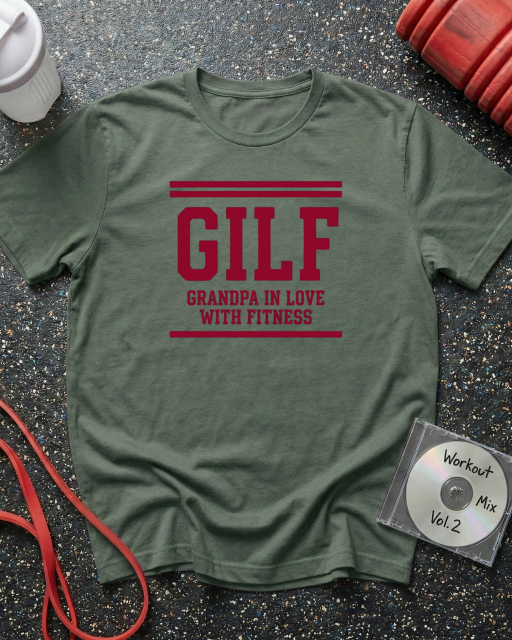 GILF Red Text Sandwich T-Shirt