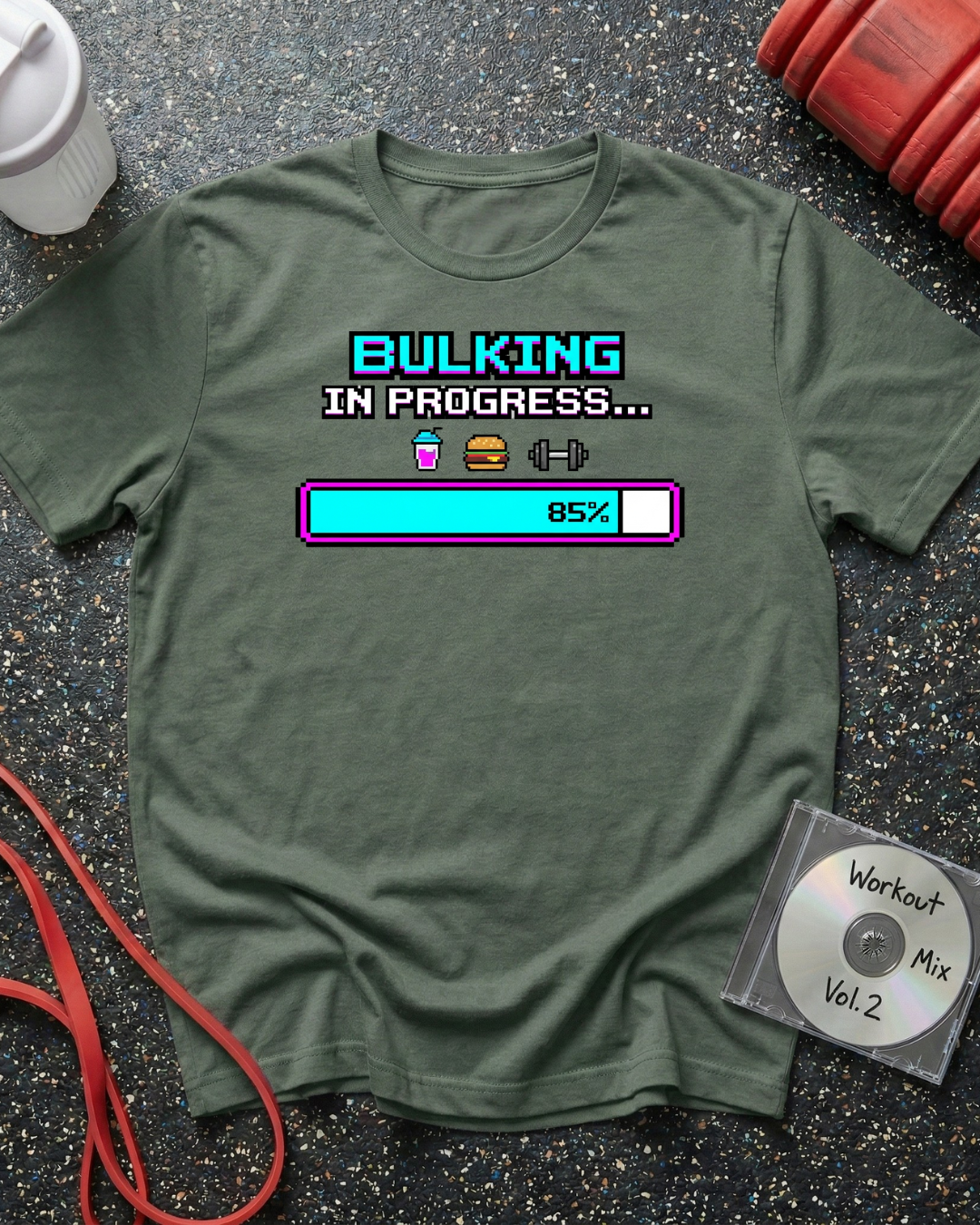 Bulking In Progress Status Bar T-Shirt
