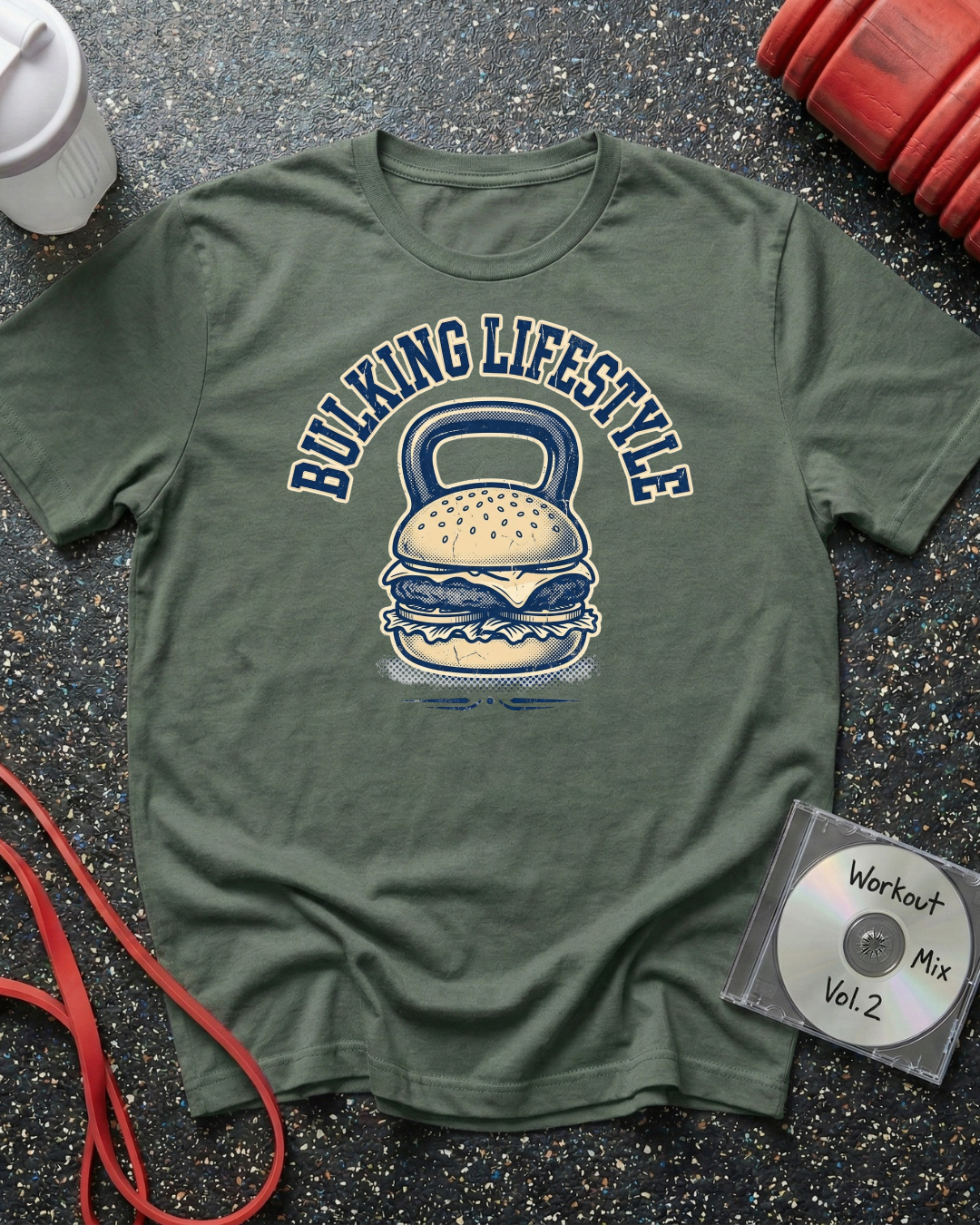 Bulking Lifestyle Kettle-Burger (Light) T-Shirt