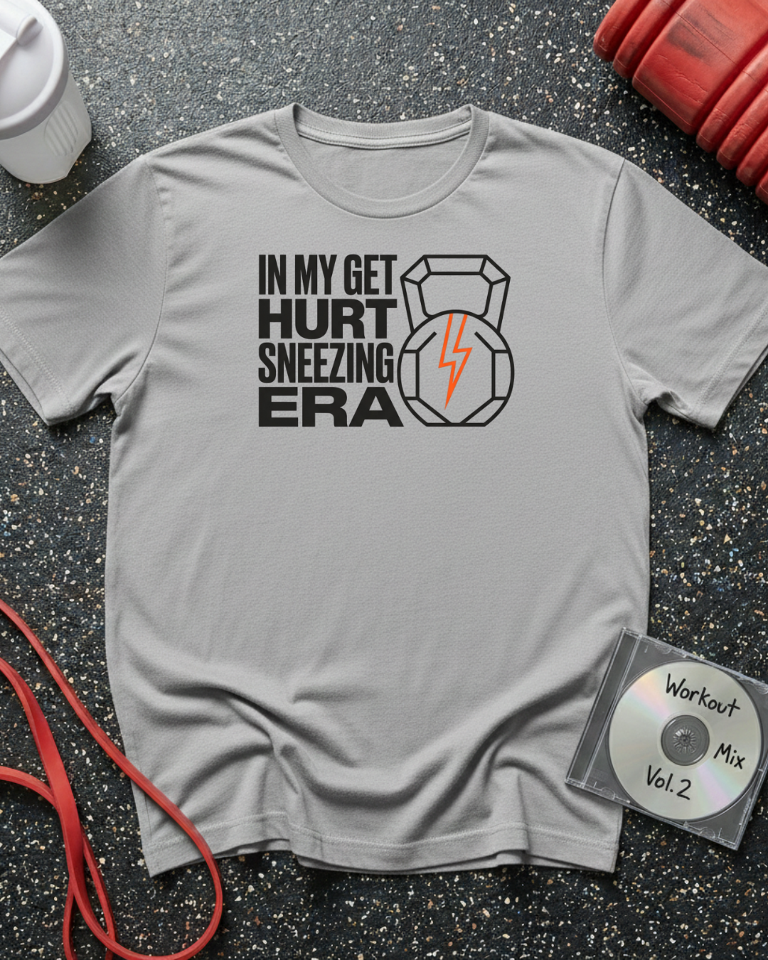 Get Hurt Sneezing Kettlebell T-Shirt