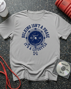 Bulking Lifestyle (Cracked Weight Plate) T-Shirt
