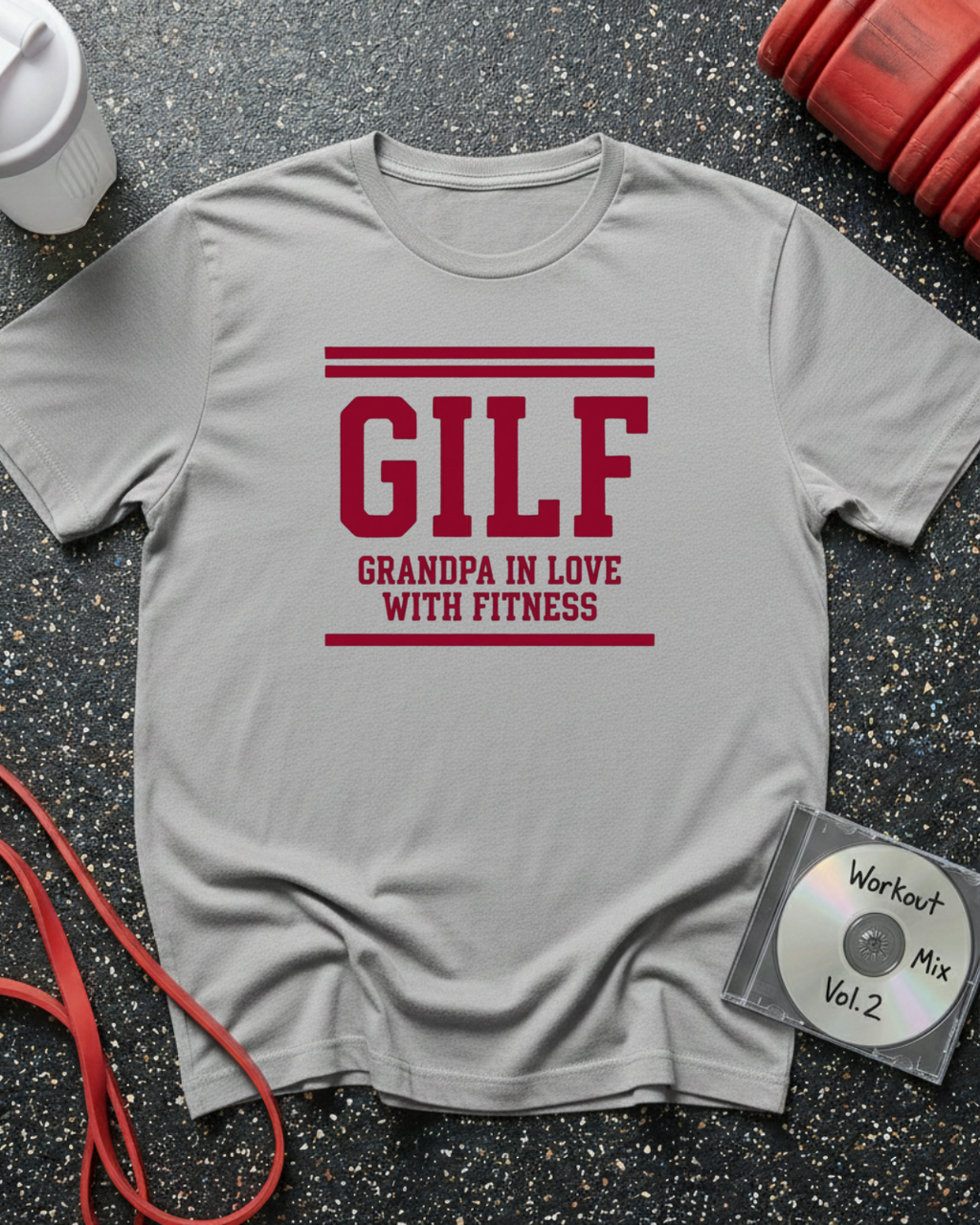 GILF Red Text Sandwich T-Shirt