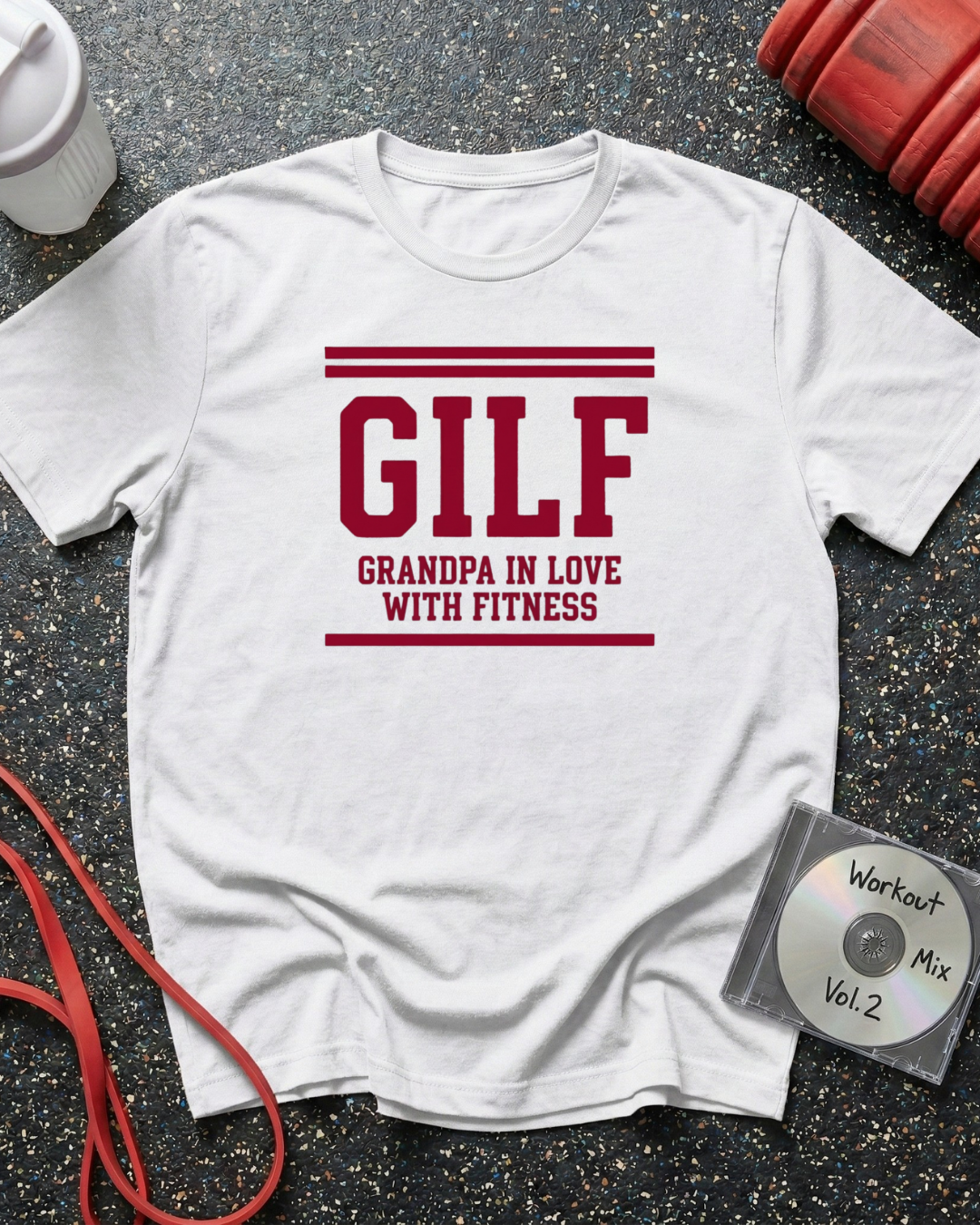 GILF Red Text Sandwich T-Shirt