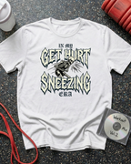 Get Hurt Sneezing Skeleton T-Shirt