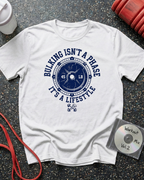Bulking Lifestyle (Cracked Weight Plate) T-Shirt